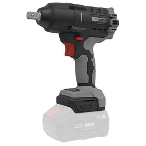 Sealey Brushless Impact Wrench 20V SV20 Series 1/2" Sq Drive - Body Only