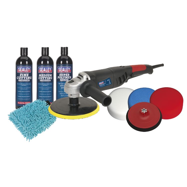 Sealey Pro Polishing & Compounding Kit 180mm (7