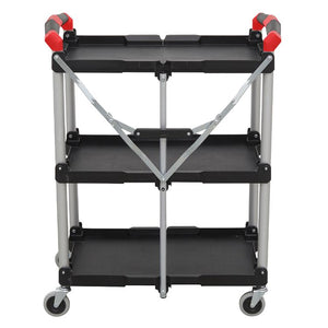 Sealey Workshop Trolley 3-Level Composite, Parts Storage