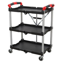 Load image into Gallery viewer, Sealey Workshop Trolley 3-Level Composite, Parts Storage
