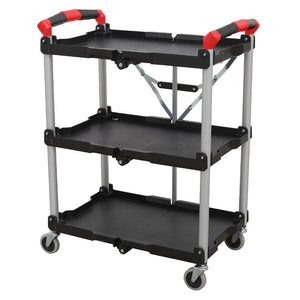 Sealey Workshop Trolley 3-Level Composite, Parts Storage