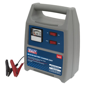 Sealey Battery Charger 8A 6/12V 230V