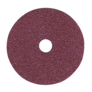 Sealey Sanding Disc Fibre Backed 100mm (4") 36Grit - Pack of 25