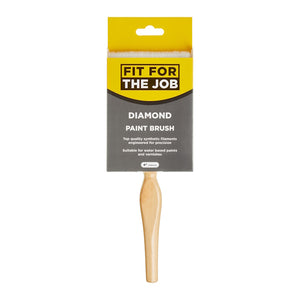 ProDec Fit For The Job Diamond Synthetic Paint Brush 4"