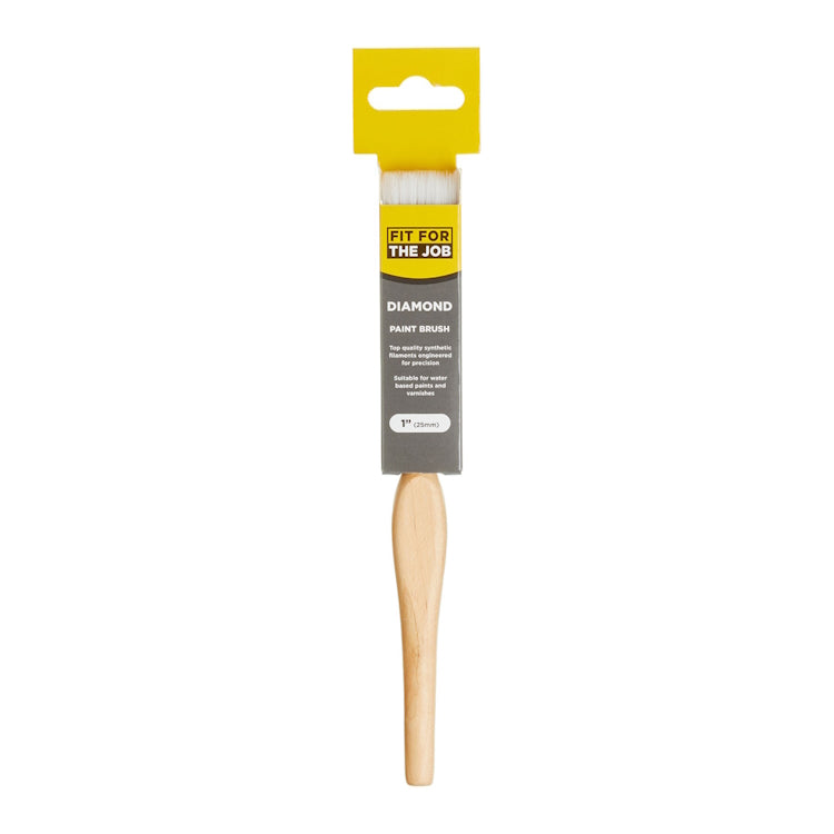 ProDec Fit For The Job Diamond Synthetic Paint Brush 1