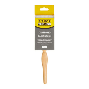 ProDec Fit For The Job Diamond Synthetic Paint Brush 3"