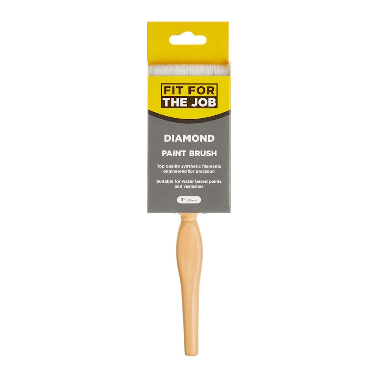 ProDec Fit For The Job Diamond Synthetic Paint Brush 3