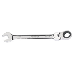 Sealey Flexi-Head Ratchet Combination Spanner 17mm (Premier)