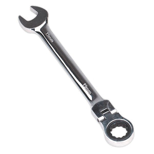 Sealey Flexi-Head Ratchet Combination Spanner 19mm (Premier)