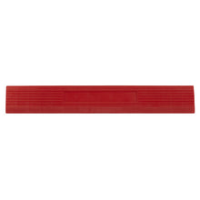 Load image into Gallery viewer, Sealey Polypropylene Floor Tile Edge 400 x 60mm Red Female - Pack of 6
