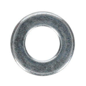 Sealey Flat Washer DIN 125 M10 x 21mm Form A Zinc - Pack of 100