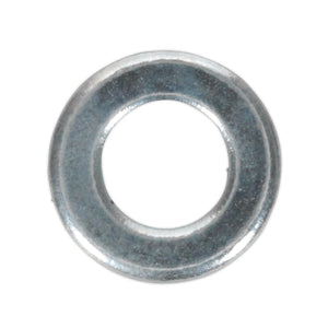 Sealey Flat Washer DIN 125 - M5 x 10mm Form A Zinc - Pack of 100