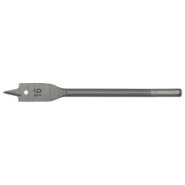 Sealey Flat Wood Bit 16mm x 152mm (6