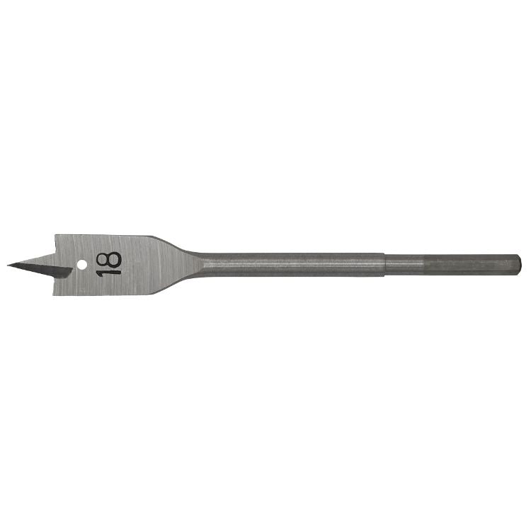 Sealey Flat Wood Bit 18mm x 152mm (6