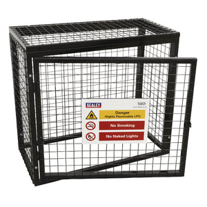 Sealey Safety Cage - 2 x 47kg Gas Cylinders