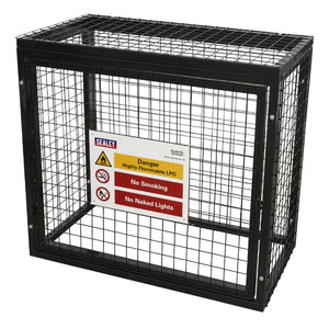 Sealey Safety Cage - 2 x 47kg Gas Cylinders