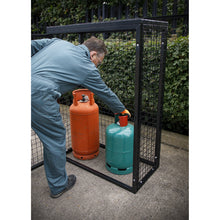 Load image into Gallery viewer, Sealey Safety Cage - 3 x 19kg Gas Cylinders
