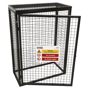 Sealey Safety Cage - 3 x 19kg Gas Cylinders