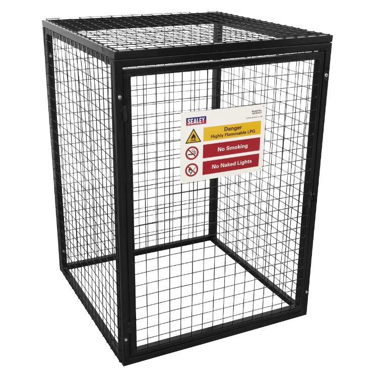 Sealey Safety Cage - 4 x 47kg Gas Cylinders