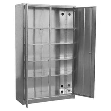 Load image into Gallery viewer, Sealey Galvanized Steel Floor Cabinet 4-Shelf Extra-Wide
