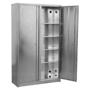 Sealey Galvanized Steel Floor Cabinet 4-Shelf Extra-Wide