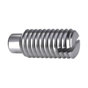 Slotted Set Screw M5 - Long Dog Point - DIN 417