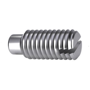 Slotted Set Screw M4 - Long Dog Point - DIN 417