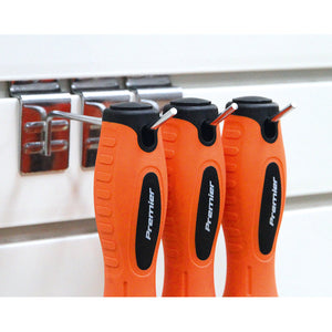 Sealey Screwdriver Set 8pc Hi-Vis Orange (Premier)