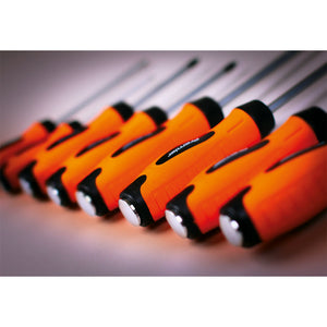 Sealey Screwdriver Set 8pc Hi-Vis Orange (Premier)