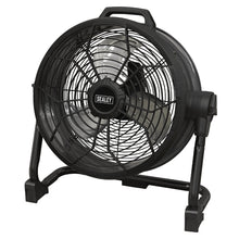 Load image into Gallery viewer, Sealey 2-in-1 Cordless/Corded High Velocity Drum Fan 16&quot; 230V/20V SV20 Series
