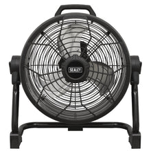 Load image into Gallery viewer, Sealey 2-in-1 Cordless/Corded High Velocity Drum Fan 16&quot; 230V/20V SV20 Series
