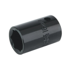 Sealey Impact Socket 16mm 1/2" Sq Drive (Premier) - 6pt