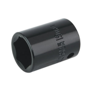 Sealey Impact Socket 19mm 1/2" Sq Drive (Premier) - 6pt