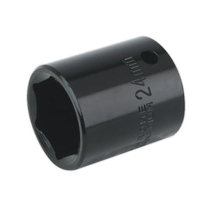 Sealey Impact Socket 24mm 1/2" Sq Drive (Premier) - 6pt