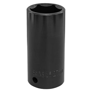 Sealey Impact Socket 27mm 1/2" Sq Drive Deep (Premier) - 6pt