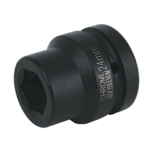 Sealey Impact Socket 24mm 1" Sq Drive (Premier) - 6pt