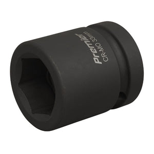 Sealey Impact Socket 33mm 1" Sq Drive (Premier) - 6pt