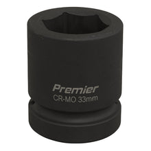 Load image into Gallery viewer, Sealey Impact Socket 33mm 1&quot; Sq Drive (Premier) - 6pt
