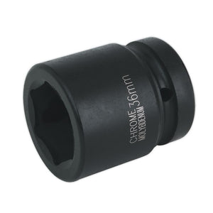 Sealey Impact Socket 36mm 1" Sq Drive (Premier) - 6pt