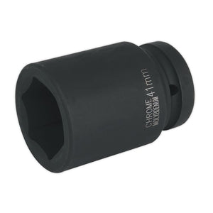 Sealey Impact Socket 41mm 1" Sq Drive Deep (Premier) - 6pt