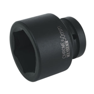 Sealey Impact Socket 50mm 1" Sq Drive (Premier) - 6pt