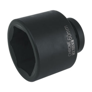 Sealey Impact Socket 60mm 1" Sq Drive (Premier) - 6pt