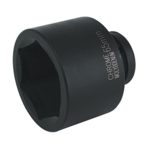 Sealey Impact Socket 65mm 1" Sq Drive (Premier) - 6pt