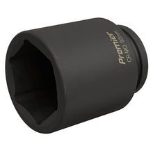 Load image into Gallery viewer, Sealey Impact Socket 80mm 1&quot; Sq Drive Deep (Premier) - 6pt
