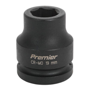 Sealey Impact Socket 19mm 3/4" Sq Drive (Premier) - 6pt