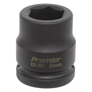 Sealey Impact Socket 24mm 3/4" Sq Drive (Premier) - 6pt