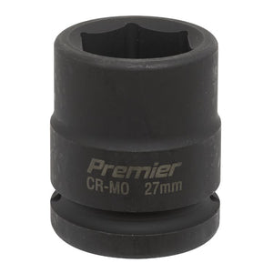 Sealey Impact Socket 27mm 3/4" Sq Drive (Premier) - 6pt