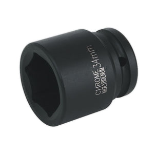 Sealey Impact Socket 34mm 3/4" Sq Drive (Premier) - 6pt