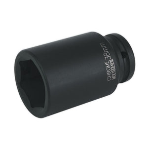 Sealey Impact Socket 38mm 3/4" Sq Drive Deep (Premier) - 6pt