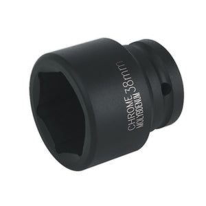 Sealey Impact Socket 38mm 3/4" Sq Drive (Premier) - 6pt